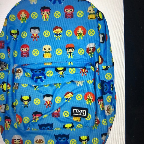 Loungefly x Marvel X-Men Chibi Character All-Over Print Mini Backpack